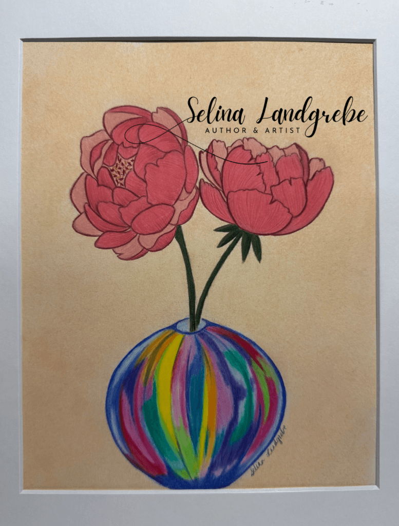 Peony Prism Vase